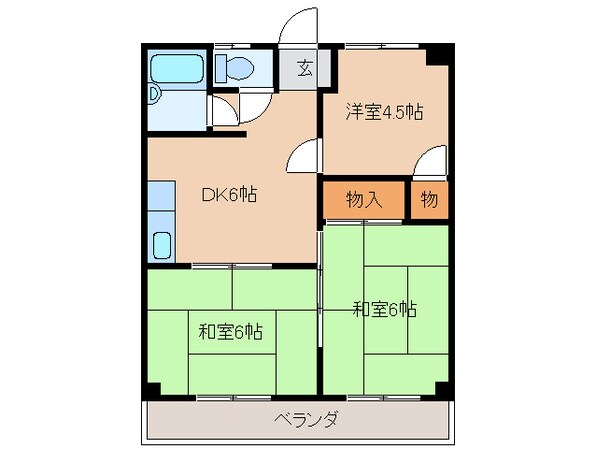 エイトマンションの物件間取画像